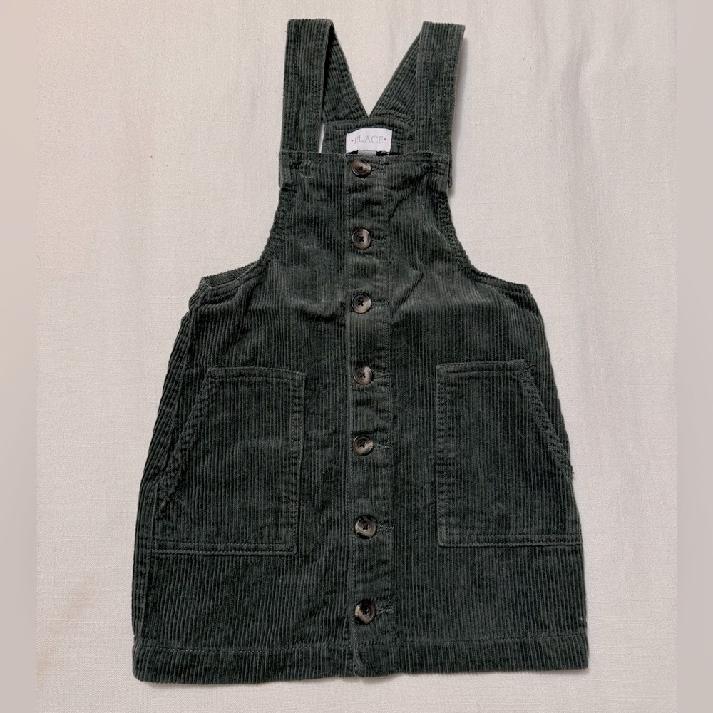 Children’s Place | Sage Green Corduroy Dress | Size 6